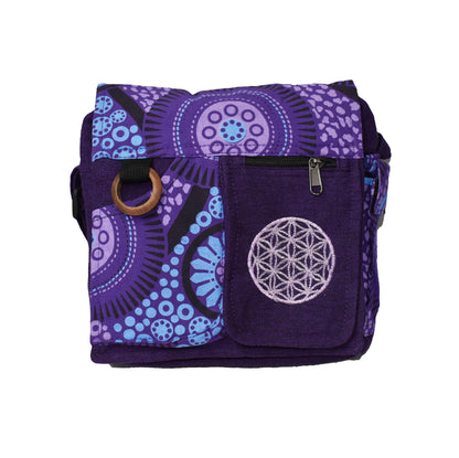 Flower of Life Sacred Geometry Shoulder Bag