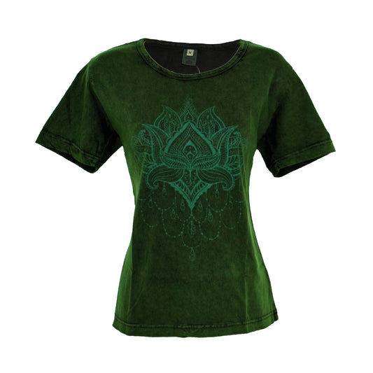 Lotus T Shirt Top