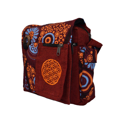 Flower of Life Sacred Geometry Shoulder Bag