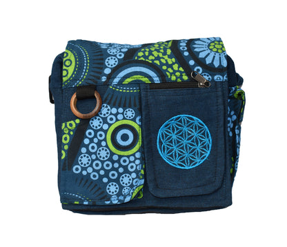 Flower of Life Sacred Geometry Shoulder Bag