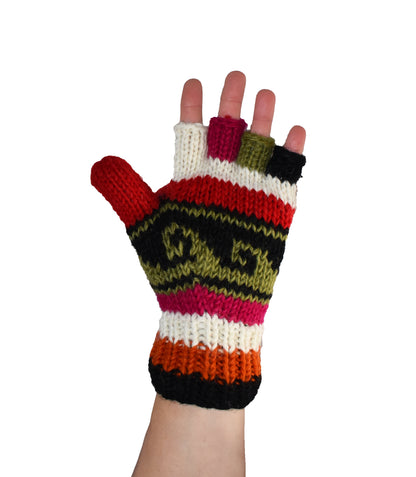 Knitted Wool Fleece Lined Hunter Gloves