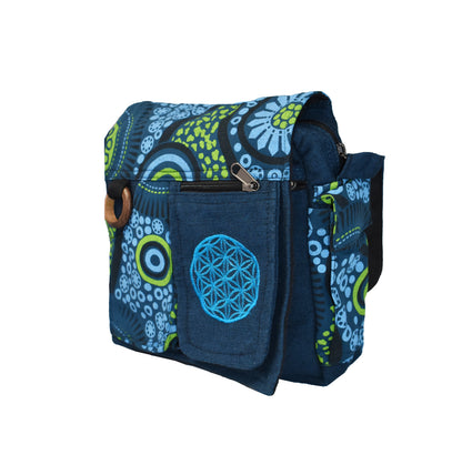Flower of Life Sacred Geometry Shoulder Bag