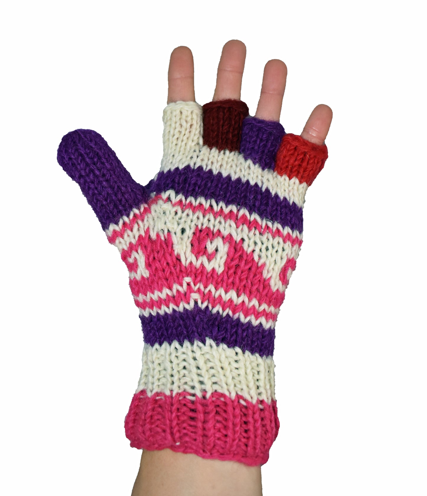 Knitted Wool Fleece Lined Hunter Gloves