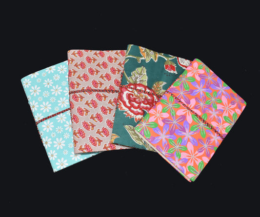 Printed Floral Pattern Indian Cover Notebooks