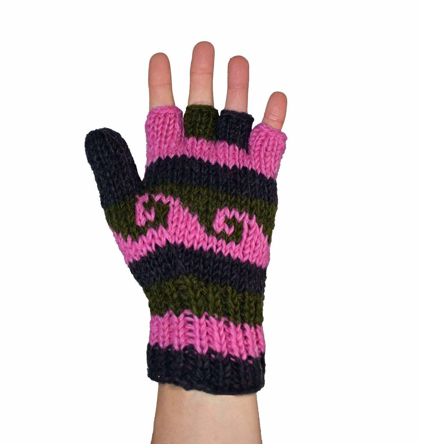 Knitted Wool Fleece Lined Hunter Gloves