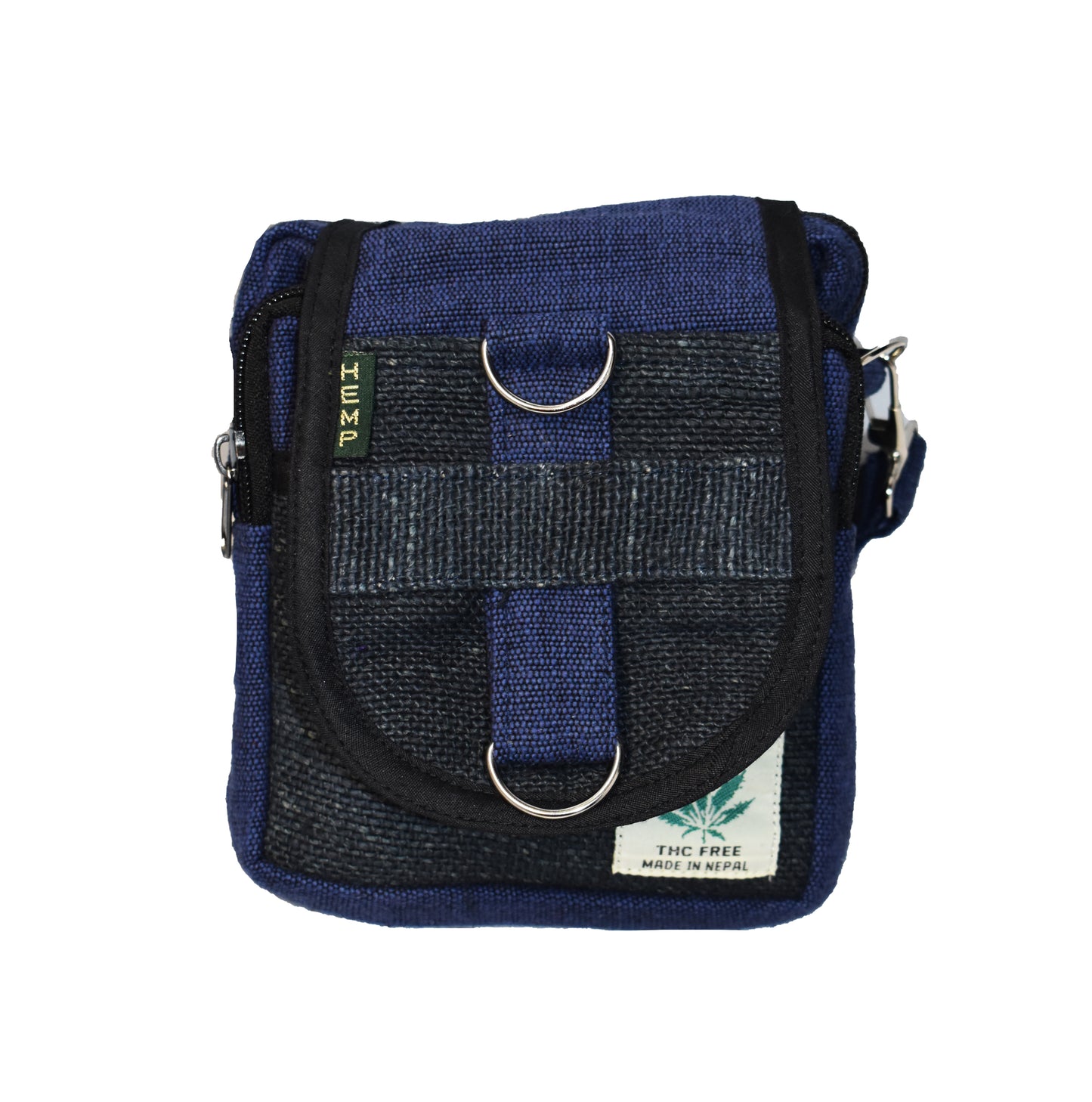 Plain Hemp & Cotton Passport Bag