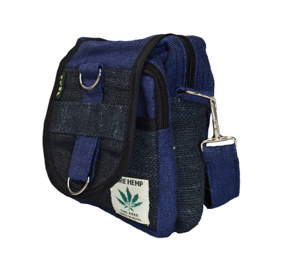 Plain Hemp & Cotton Passport Bag