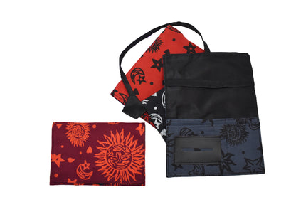 Sun & Moon Printed Cotton Tobacco Pouch