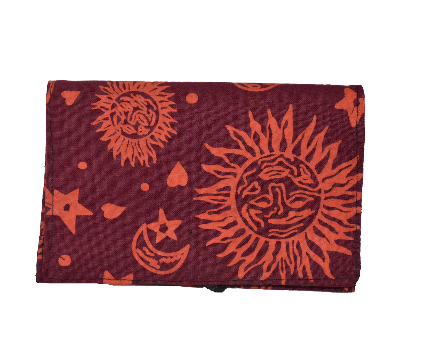 Sun & Moon Printed Cotton Tobacco Pouch