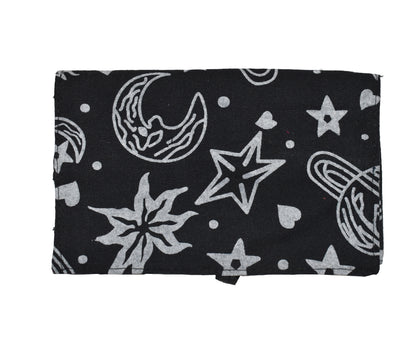 Sun & Moon Printed Cotton Tobacco Pouch