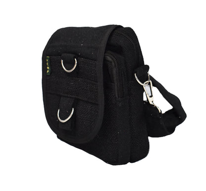 Plain Hemp & Cotton Passport Bag