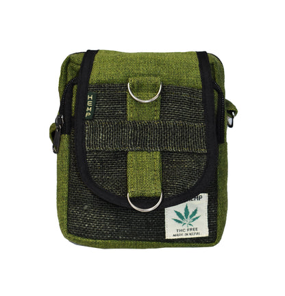 Plain Hemp & Cotton Passport Bag