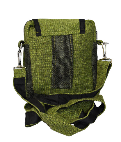 Plain Hemp & Cotton Passport Bag