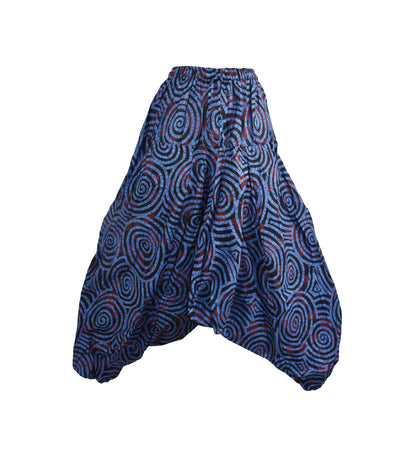 Jalebi Print Afghani Harem Trousers