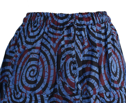 Jalebi Print Afghani Harem Trousers