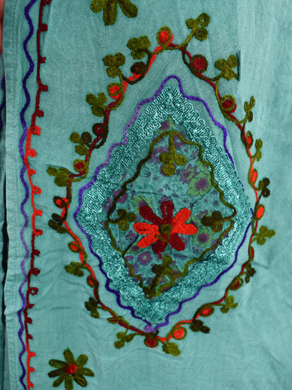 Embroidered Fisherman Style Trousers