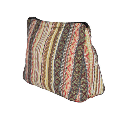 Woven Cotton Make Up Bag