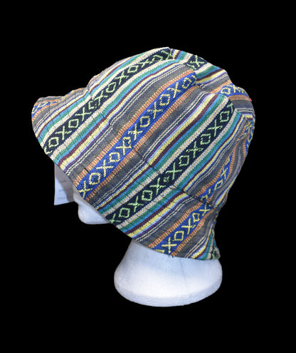 Woven Cotton Bucket Hat