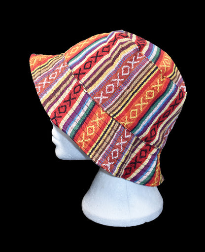 Woven Cotton Bucket Hat