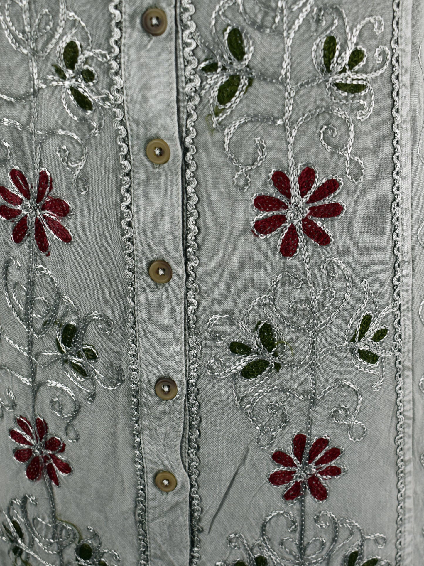 Embroidered Viscose Dress