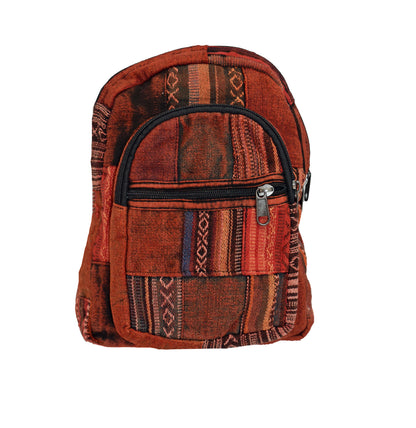 Overdyed Patchwork Cotton Back Pack Bag