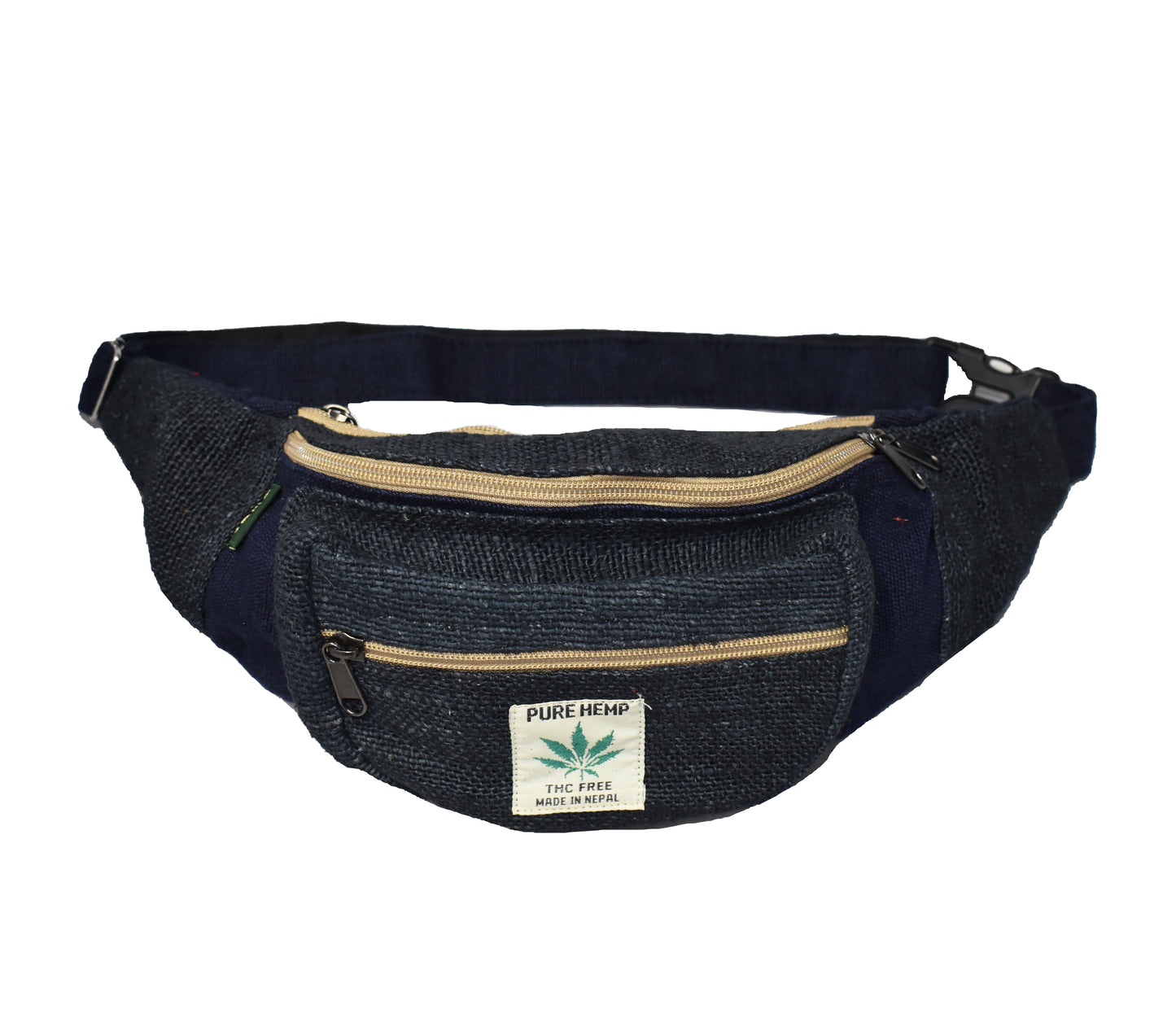 Plain Hemp & Cotton Bum Bag