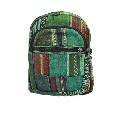 Overdyed Patchwork Cotton Back Pack Bag