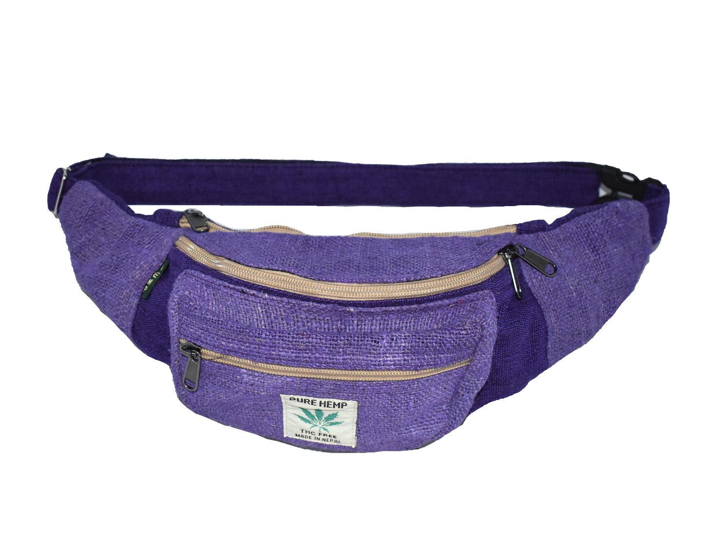 Plain Hemp & Cotton Bum Bag