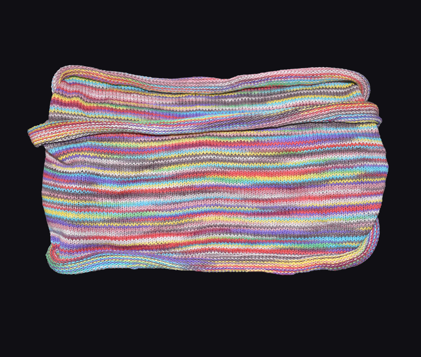 Double Length Striped Cotton Hair Band