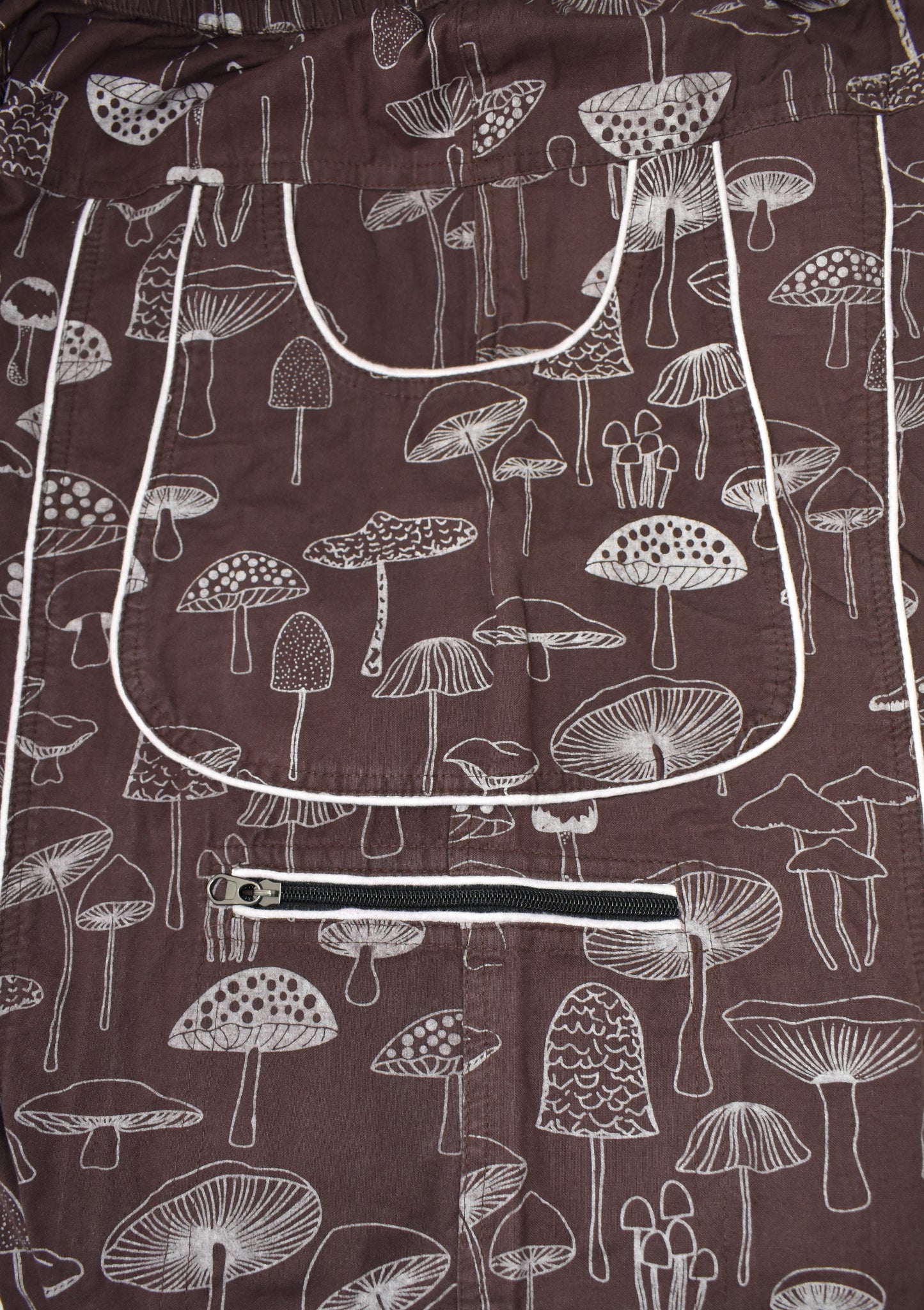 Multi Mushroom Print Harem Trousers