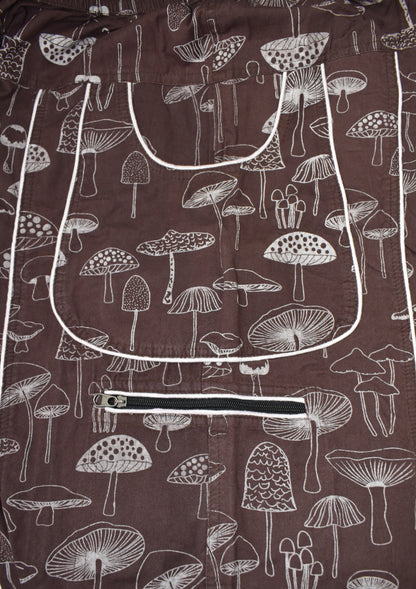 Multi Mushroom Print Harem Trousers