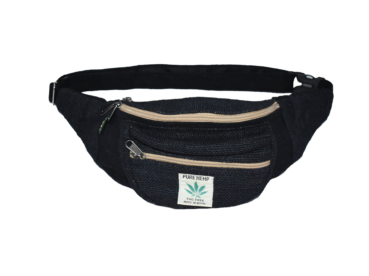 Plain Hemp & Cotton Bum Bag