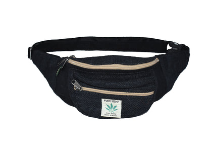 Plain Hemp & Cotton Bum Bag