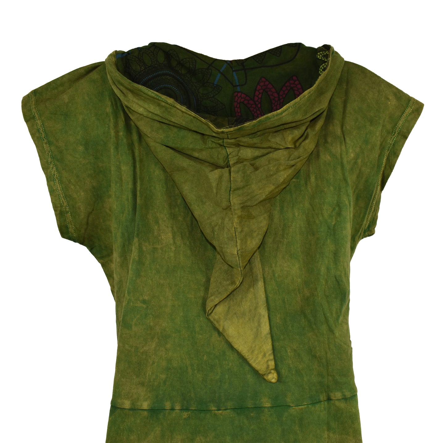 Pixie Hem Stonewashed Hooded Dress