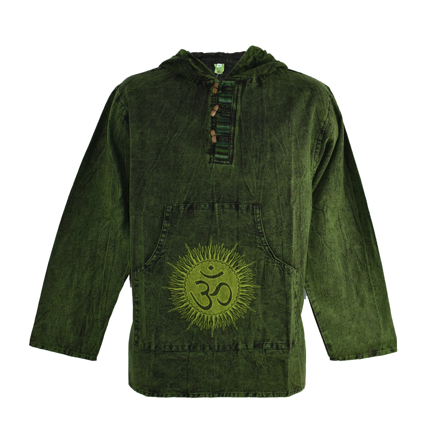 Stonewashed Sun & Om Hoody