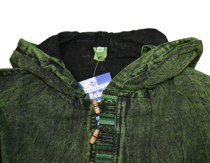 Stonewashed Sun & Om Hoody