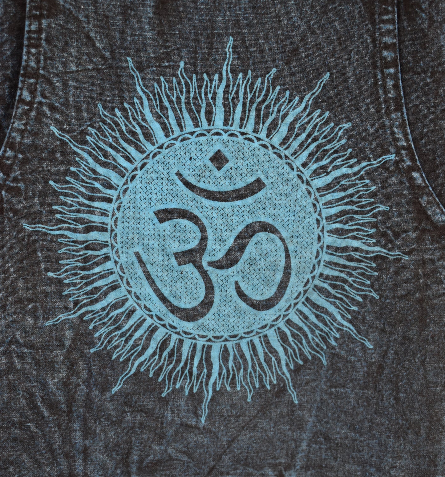 Stonewashed Sun & Om Hoody