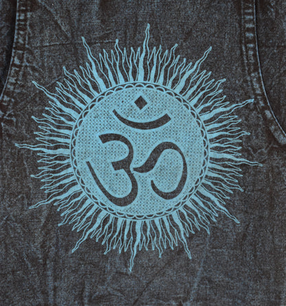 Stonewashed Sun & Om Hoody