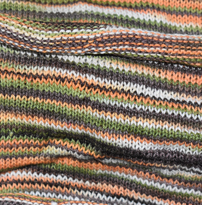 Double Length Striped Cotton Hair Band