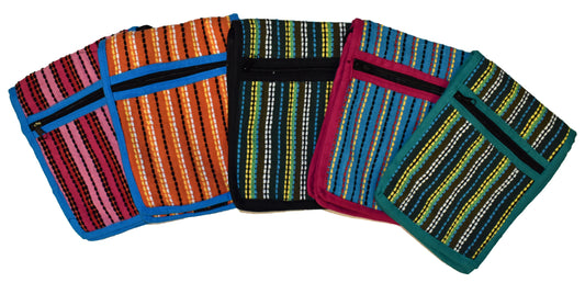 Woven Cotton Shoulder Bag