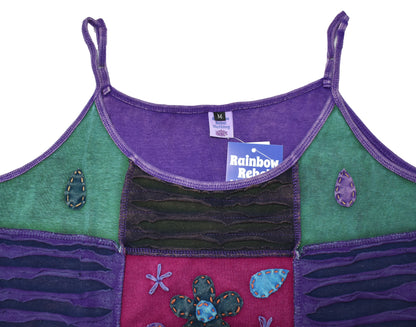 Floral Patchwork Vest Top