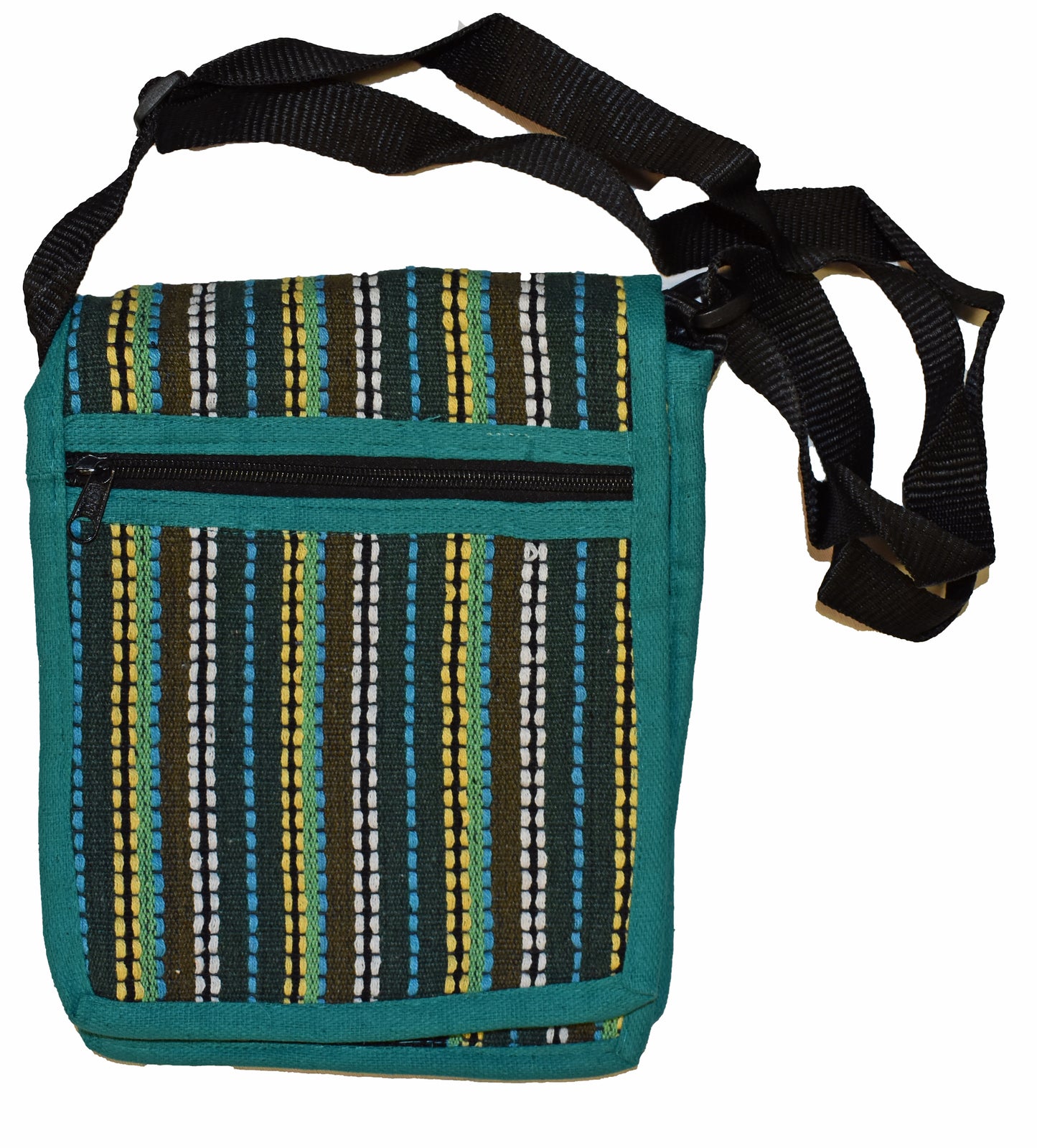 Woven Cotton Shoulder Bag