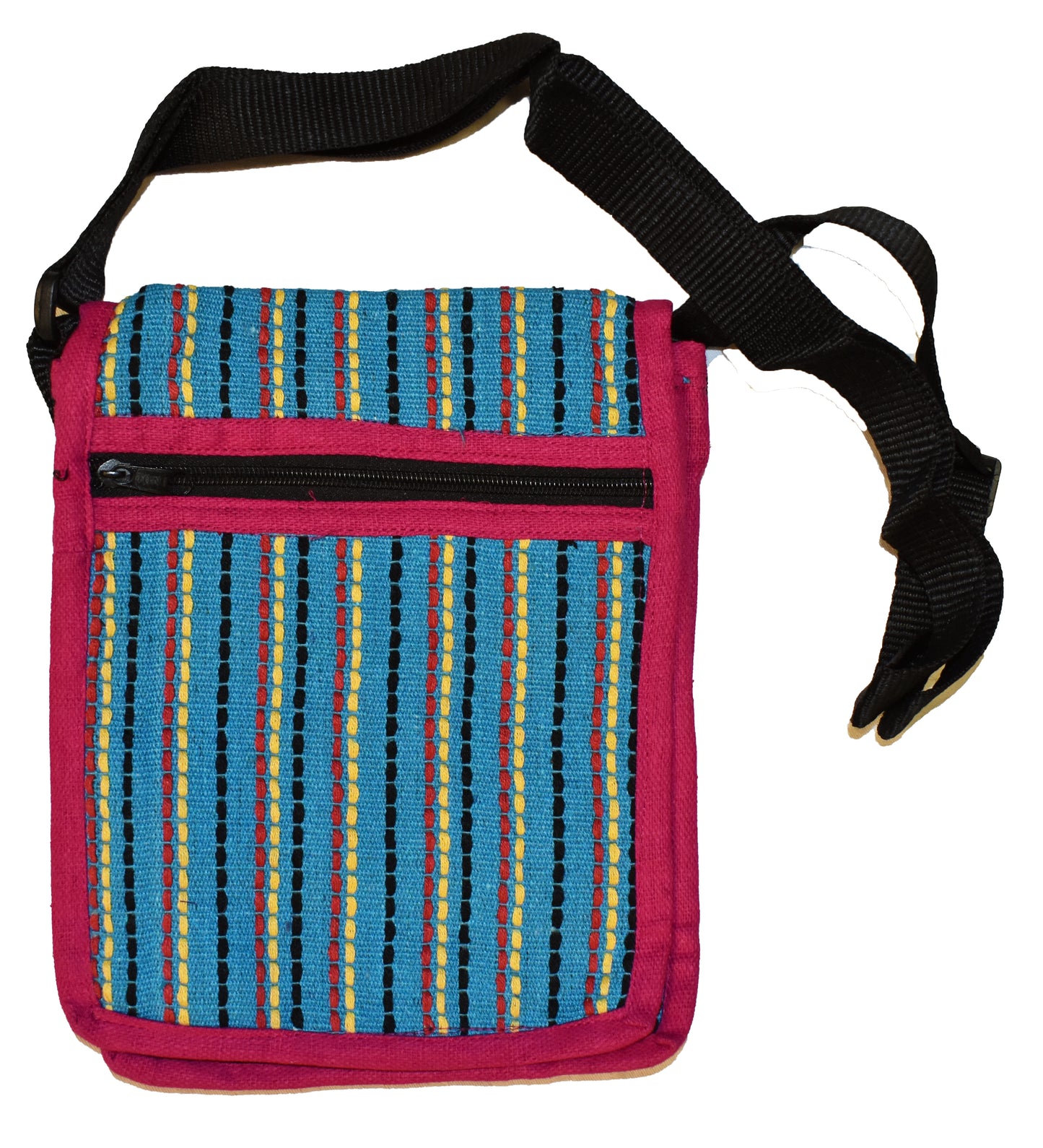 Woven Cotton Shoulder Bag