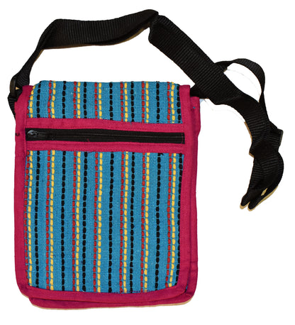 Woven Cotton Shoulder Bag