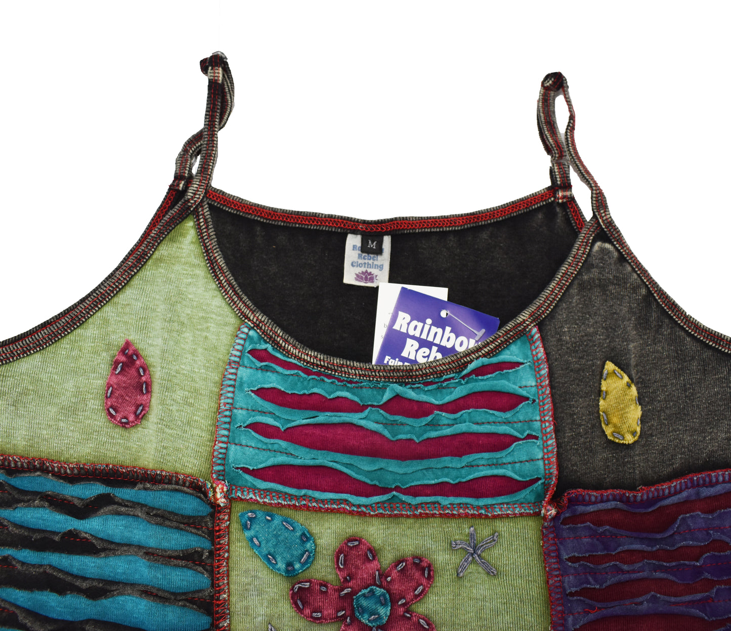 Floral Patchwork Vest Top