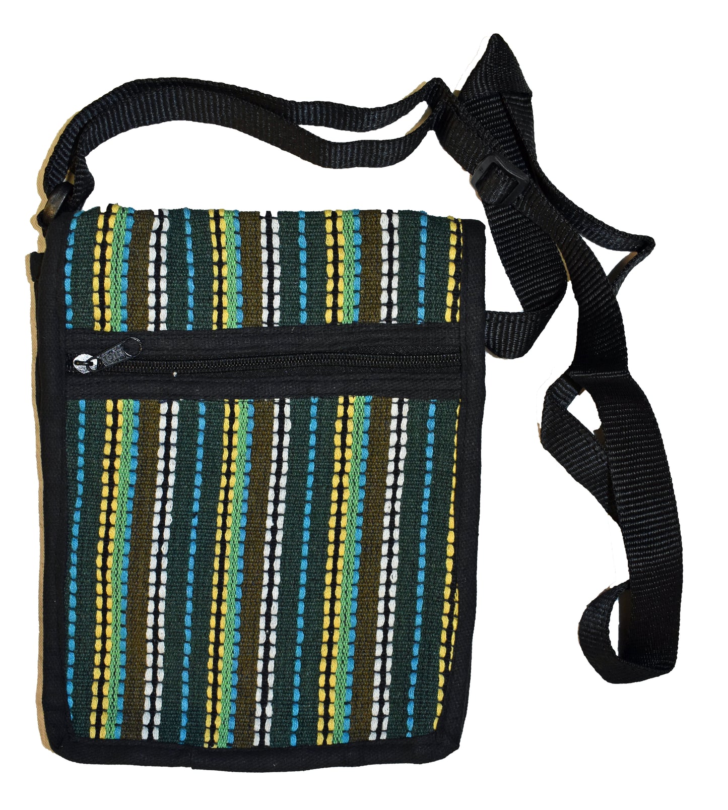 Woven Cotton Shoulder Bag
