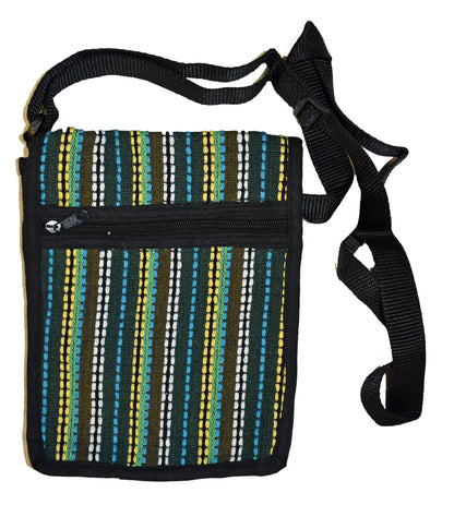 Woven Cotton Shoulder Bag