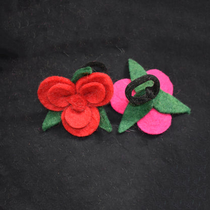 Felt Rose Flower Hairband