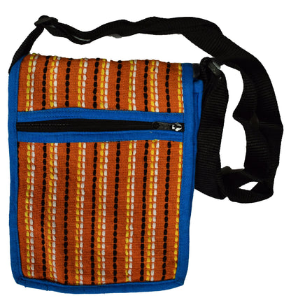 Woven Cotton Shoulder Bag