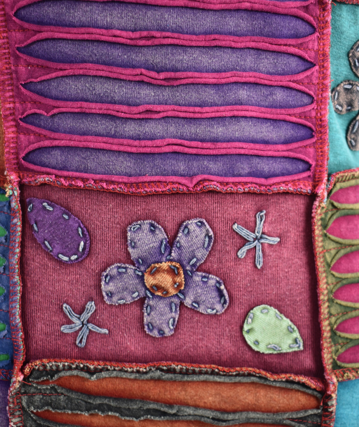 Floral Patchwork Vest Top